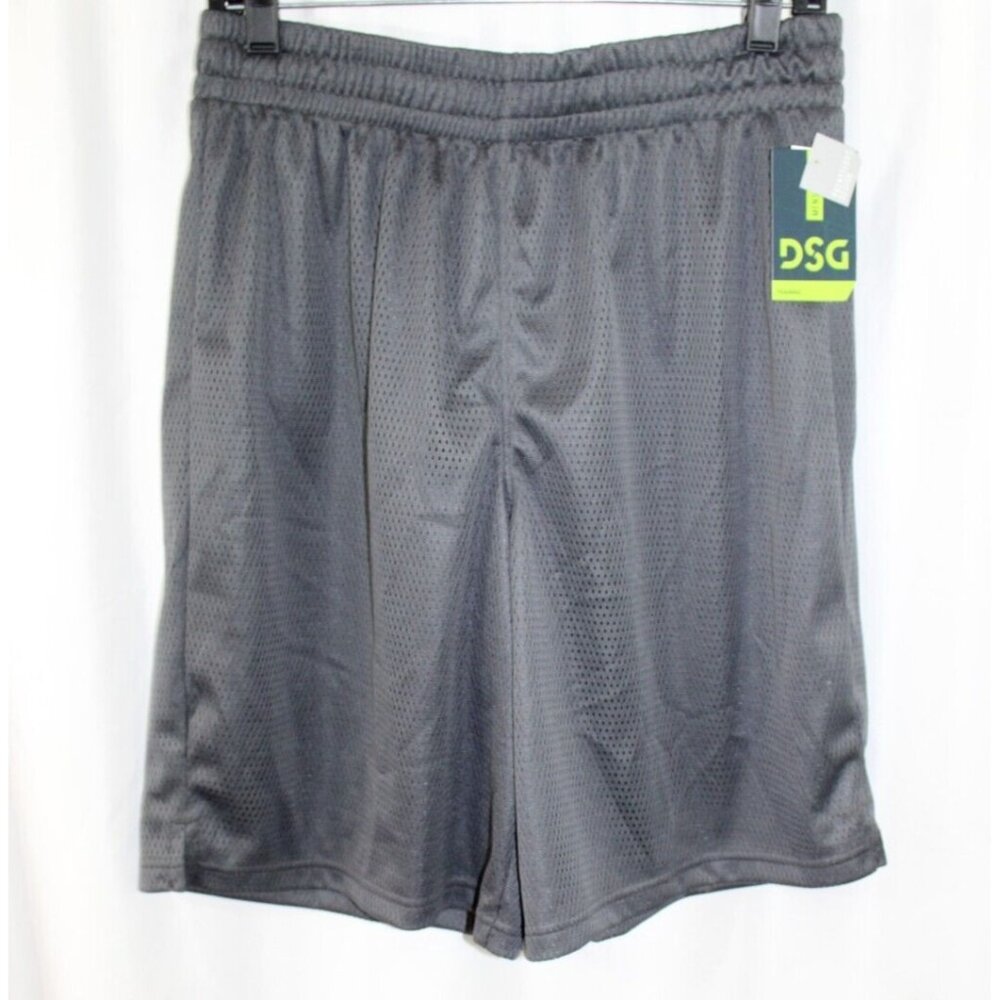NWT DSG Mens Grey Pocketless Mesh Training Shorts 2XL